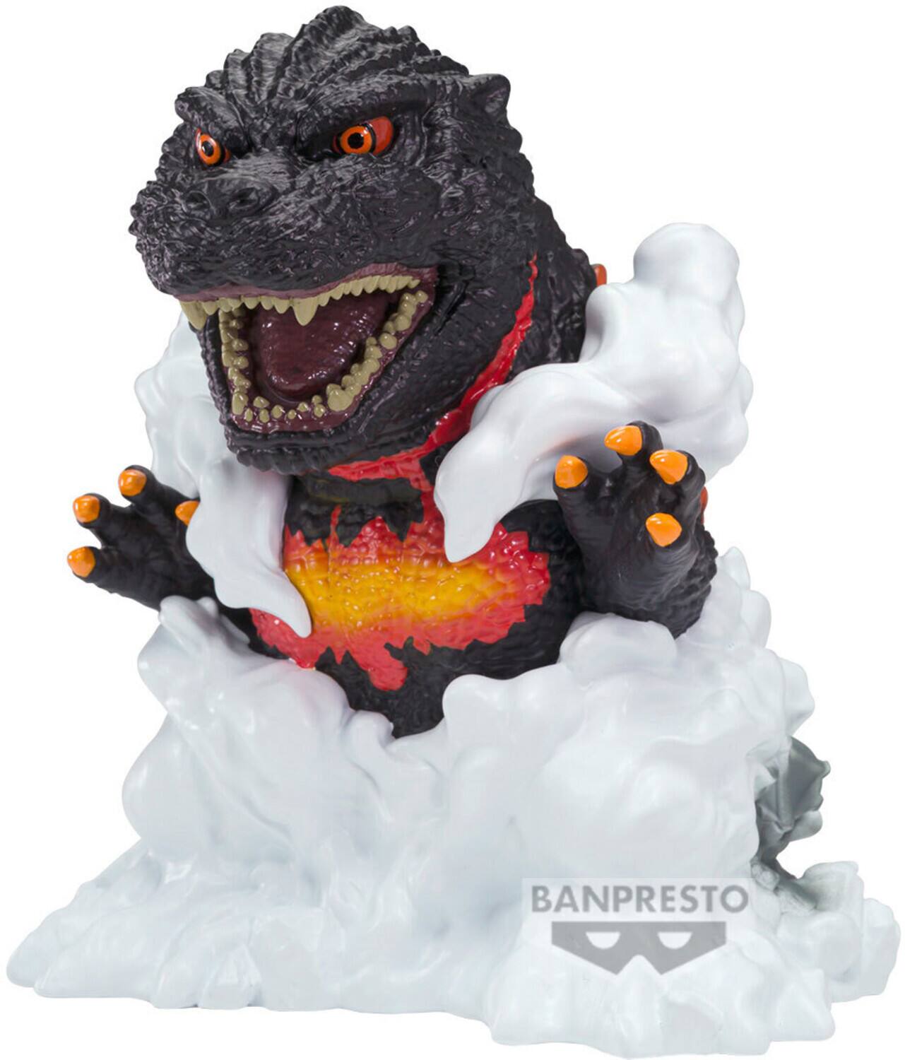 Front. PopMarket - Banpresto - Godzilla vs. Destroyah - Enshrined Monsters EX - Godzilla (1995) Figure   - COLLECTIBLES - Multicolor.