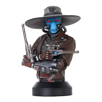 Front. Star Wars - Star Wars Cad Bane 6 Inch Resin Bust - Black.