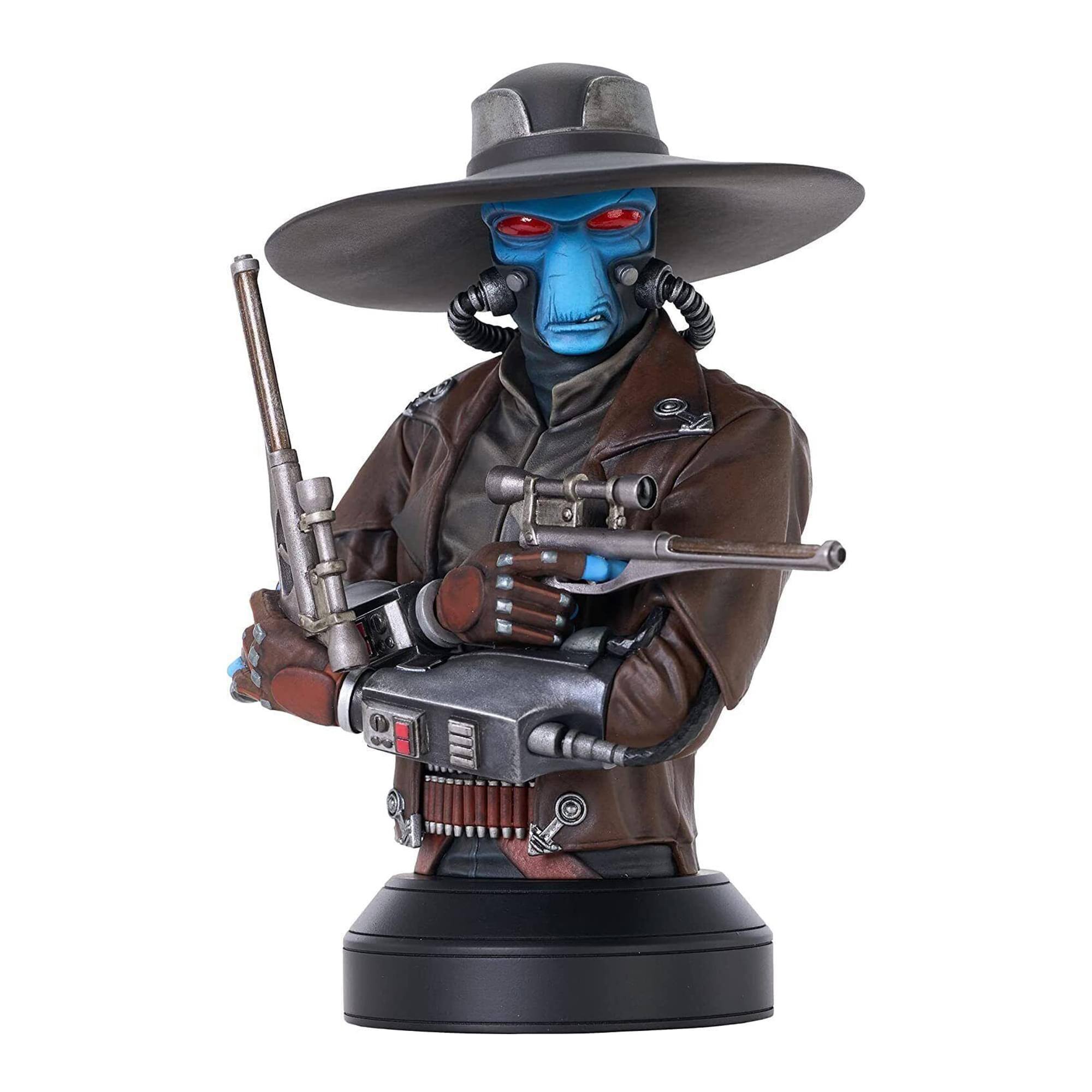 Front. Star Wars - Star Wars Cad Bane 6 Inch Resin Bust - Black.