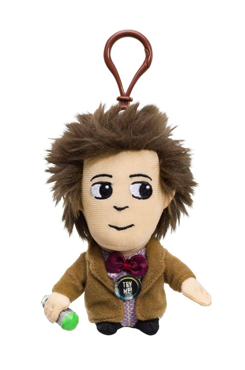Seven20 - Doctor Who 4" Matt Smith Talking Plush Clip On - White