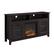 Angle. Walker Edison - 58" Tall Glass Two Door Soundbar Storage Fireplace TV Stand for Most TVs Up to 65" - Espresso.