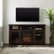 Alt View Zoom 3. Walker Edison - 58" Tall Glass Two Door Soundbar Storage Fireplace TV Stand for Most TVs Up to 65" - Espresso.