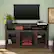 Alt View 3. Walker Edison - 58" Tall Glass Two Door Soundbar Storage Fireplace TV Stand for Most TVs Up to 65" - Espresso.