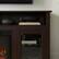 Alt View 18. Walker Edison - 58" Tall Glass Two Door Soundbar Storage Fireplace TV Stand for Most TVs Up to 65" - Espresso.