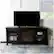 Alt View 14. Walker Edison - 58" Transitional Two Glass Door Fireplace TV Stand for Most TVs up to 65" - Black.