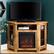 Alt View 12. Walker Edison - Glass Two Door Corner Fireplace TV Stand for Most TVs up to 55" - Barnwood.