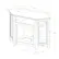 Alt View 14. Walker Edison - Glass Two Door Corner Fireplace TV Stand for Most TVs up to 55" - Barnwood.