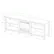 Alt View 15. Walker Edison - 70" Open Storage Fireplace TV Stand for Most TVs Up to 80" - Black.