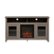 Front Zoom. Walker Edison - Tall Glass Two Door Soundbar Storage Fireplace TV Stand for Most TVs Up to 65" - Driftwood.
