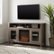 Alt View Zoom 11. Walker Edison - Tall Glass Two Door Soundbar Storage Fireplace TV Stand for Most TVs Up to 65" - Driftwood.