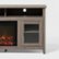 Alt View Zoom 15. Walker Edison - Tall Glass Two Door Soundbar Storage Fireplace TV Stand for Most TVs Up to 65" - Driftwood.