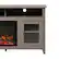 Alt View 15. Walker Edison - 58" Tall Glass Two Door Soundbar Storage Fireplace TV Stand for Most TVs Up to 65" - Driftwood.