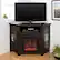 Alt View Zoom 13. Walker Edison - Glass Two Door Corner Fireplace TV Stand for Most TVs up to 55" - Espresso.