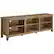 Angle. Walker Edison - Modern 70" Open 6 Cubby Storage TV Stand for TVs up to 80" - Barnwood.