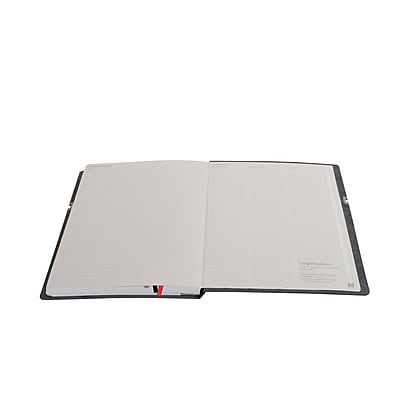 Alt View 2. TRU RED - Large Mastery with Pocket Journal, Charcoal/Red - Charcoal/Red.