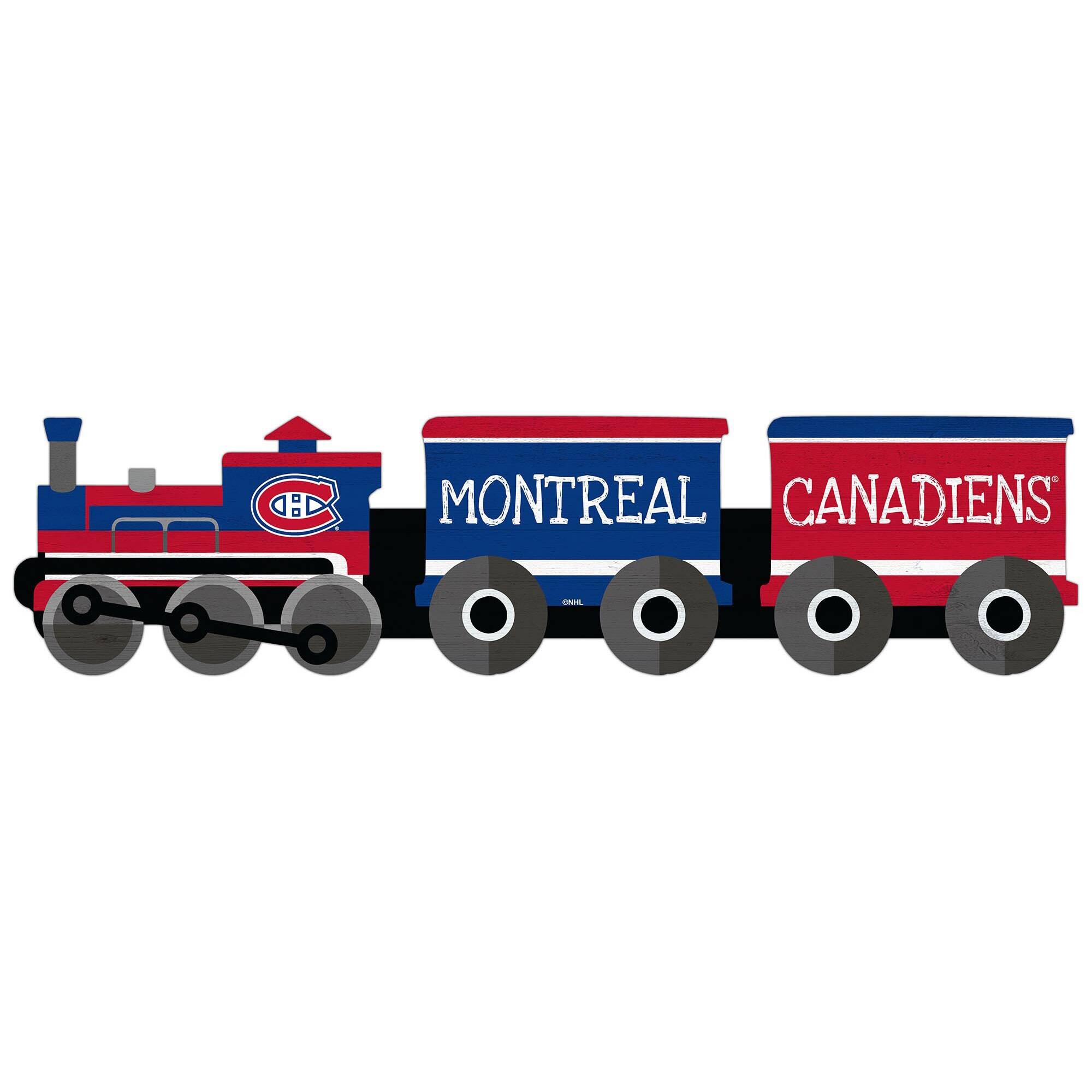 Montreal Canadiens 6'' x 24'' Train Cutout Sign