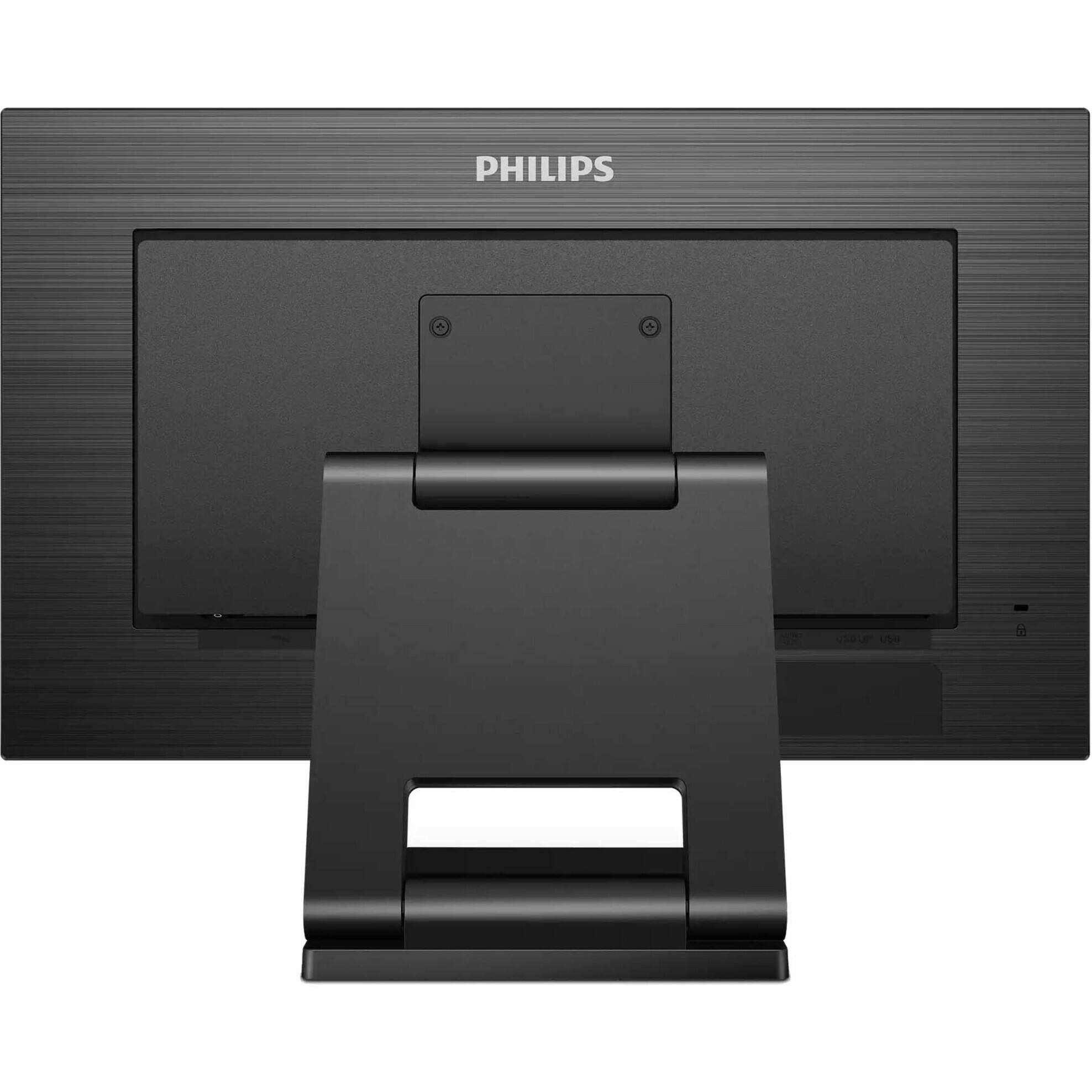 Philips - LCD Monitor With SmoothTouch 23.8 LED FHD Monitor (VGA, USB, HDMI) - Texture Black