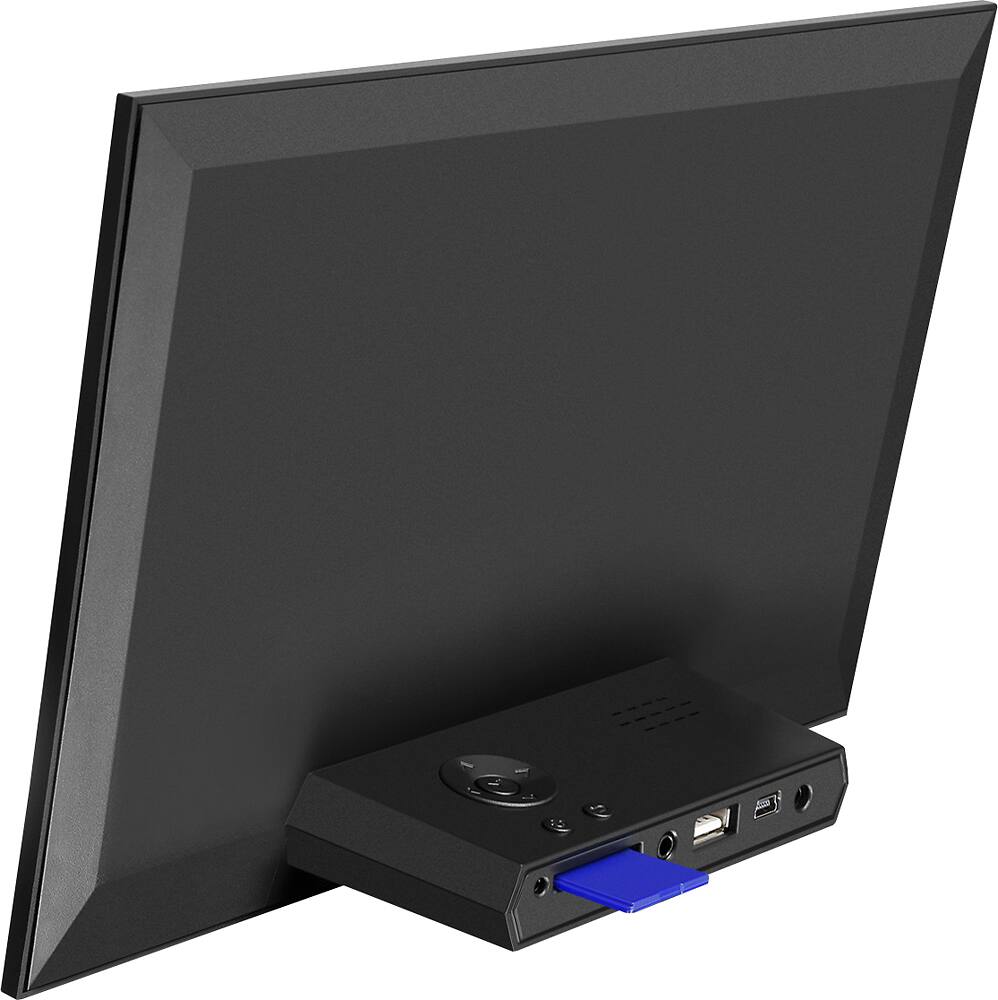 Alt View 11. Aluratek - 10.1" LCD Digital Photo Frame - Black.