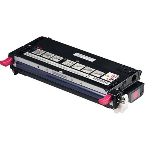 Front Standard. Dell - Toner Cartridge - Magenta.