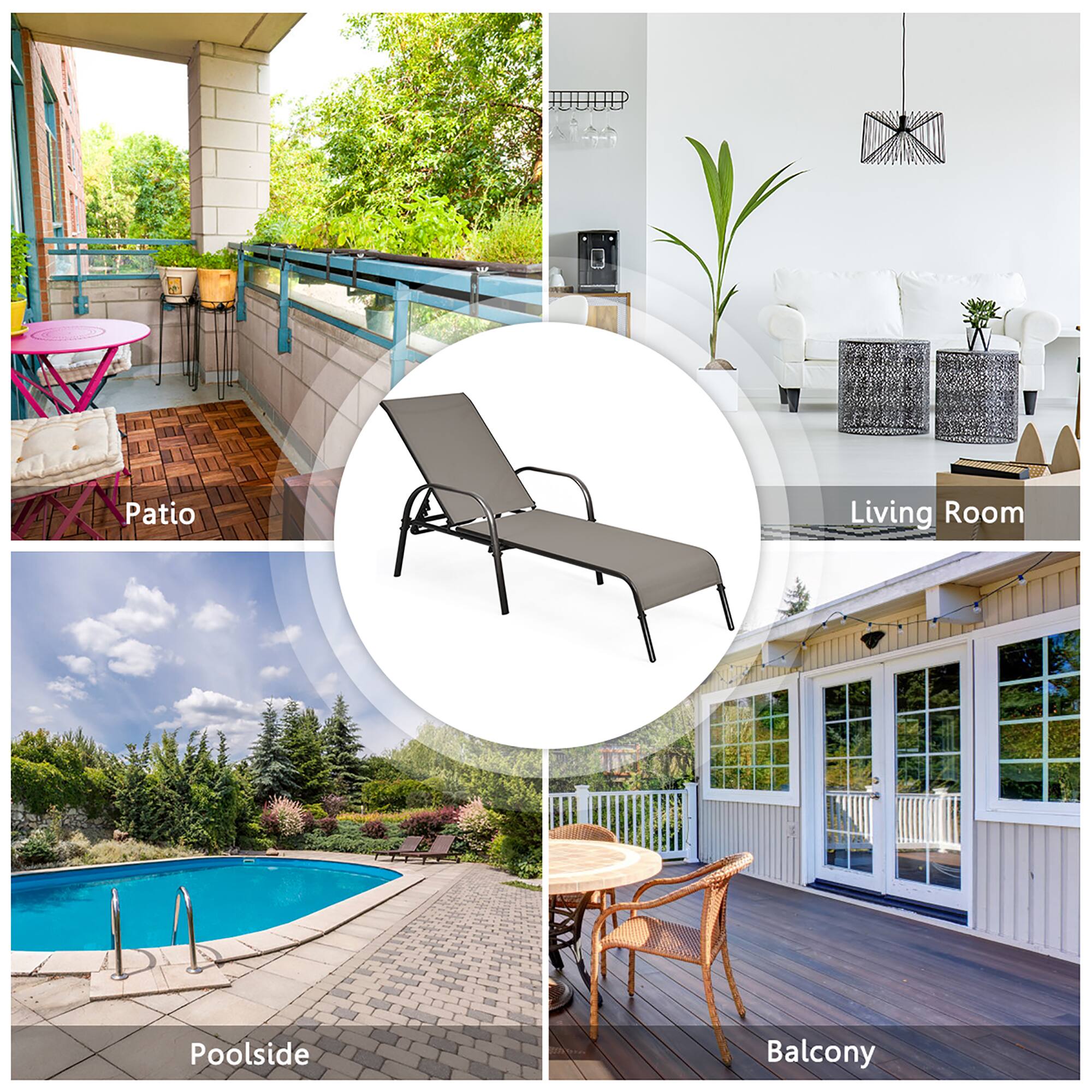 Patio, Living Room, Poolside, Balcony