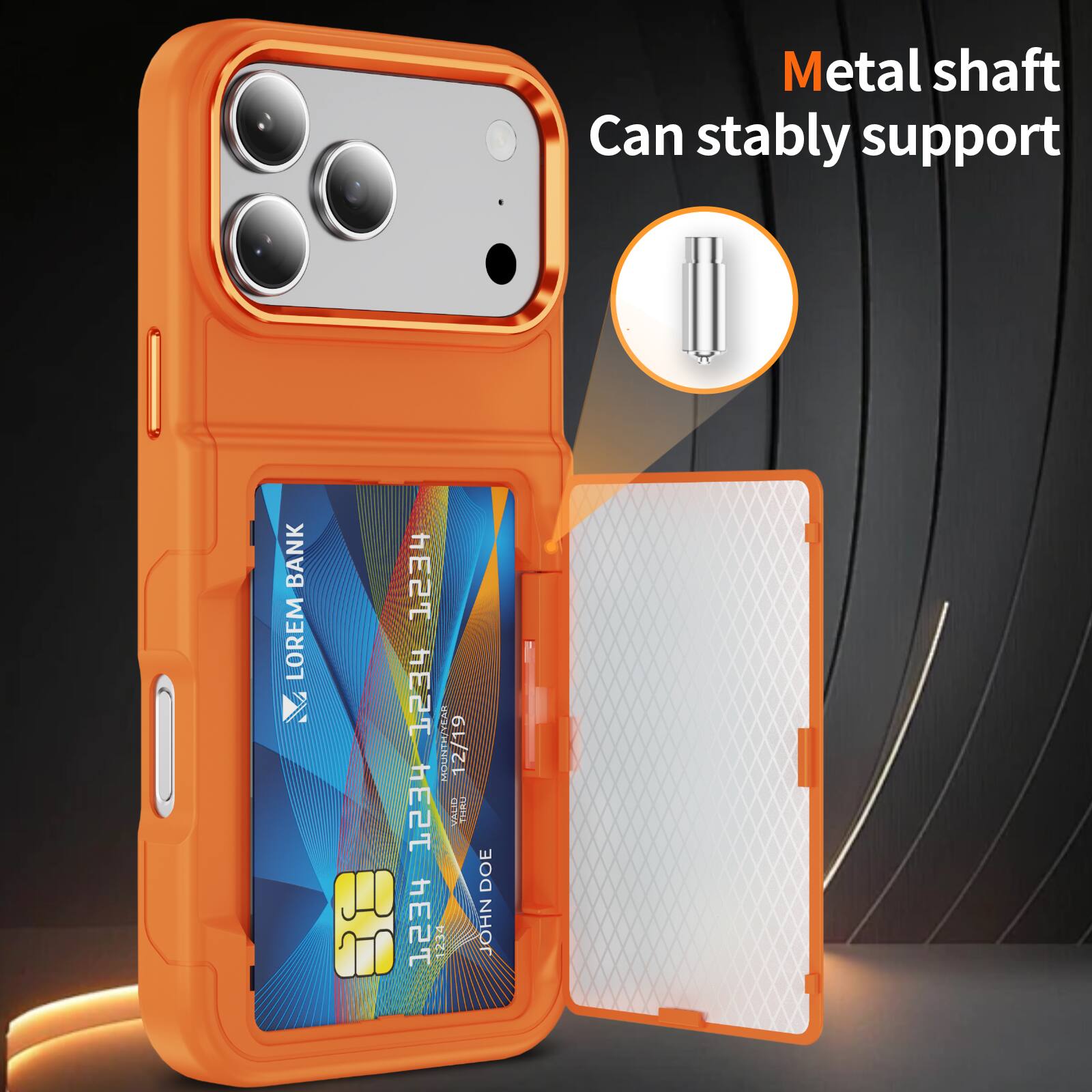 Metal shaft can stably support

BANK LOREM E2T E2T MOUNTH/YEA: 12/19 HE2T VAL Trim E2T 1234 DOE NHO