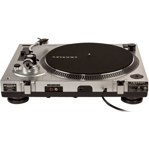 Back View: Audio-Technica - Stereo Turntable - Black