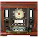 Alt View 11. Victrola - Aviator 8-in-1 Bluetooth Stereo Audio System - Mahogany.