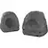 Front. Innovative Technology - Rock Outdoor Bluetooth Speakers (Pair) - Gray.