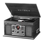 Front Zoom. Victrola - Classic Bluetooth Audio system - Graphite.