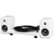 Angle Zoom. Victrola - Bluetooth Stereo Audio system - High-Gloss White.