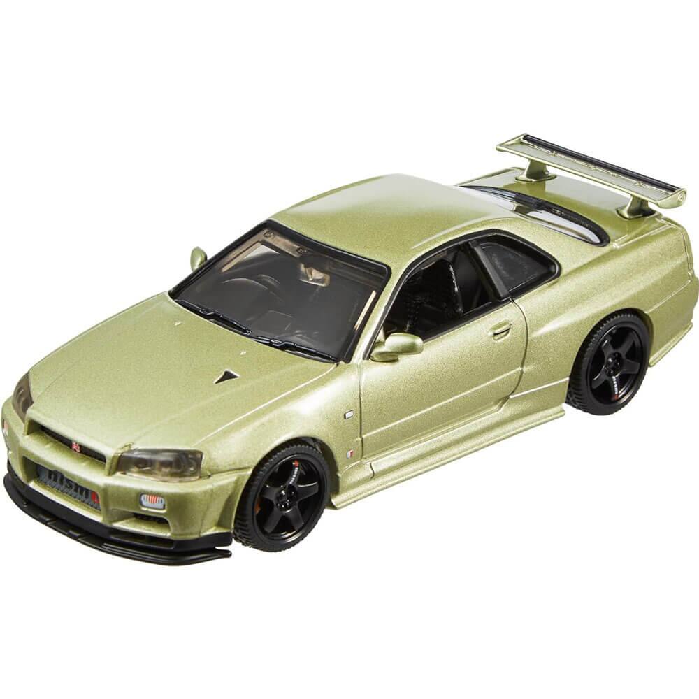 Alt View 1. Mattel - Mattel HMD47 Hot Wheels Premium 1:43 Scale Collectible Car - Nissan Skyline GT-R - Black.