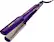 Angle. Conair - Double Ceramic 2” Flat Iron - Purple.