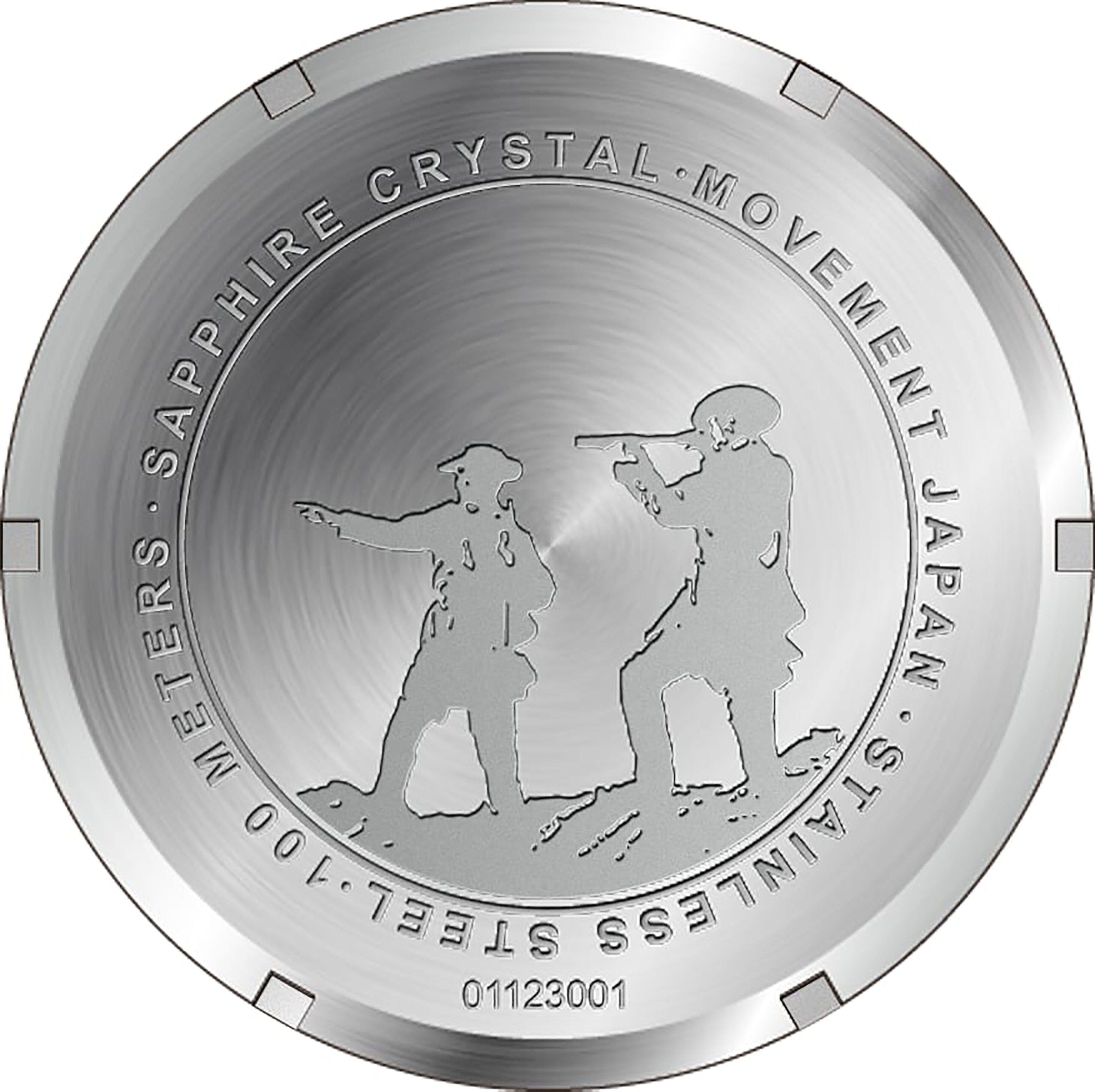 METERS-SAPPHIRE CRYSTAL MOVEMENT JAPAN  
STAINLESS STEEL 100  
01123001