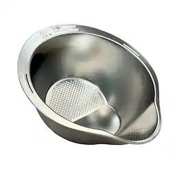 Escali - Joyce Chen Rice Washer, Colander, and Strainer - Silver