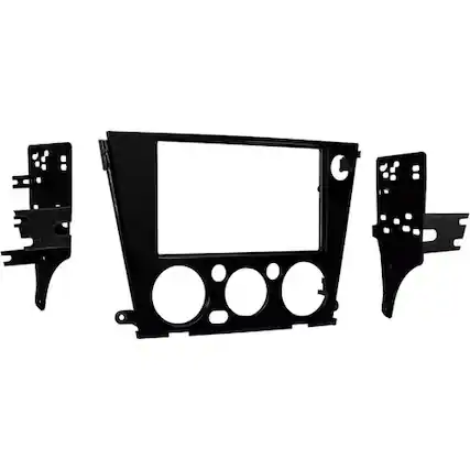 Front. Metra - Dash Kit for Select 2005-2009 Subaru Outback DDIN - Black.