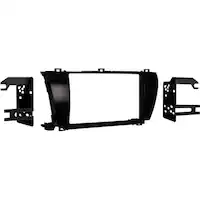 Metra - Dash Kit for Select 2014-2016 Toyota Corolla DDIN - Charcoal - Front_Zoom