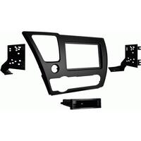 Metra - Dash Kit for Select 2013-2015 Honda Civic DIN - Black - Front_Zoom