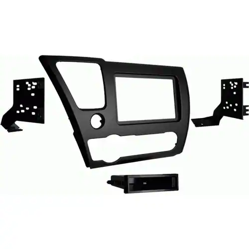 Metra - Dash Kit for Select 2013-2015 Honda Civic DIN - Black