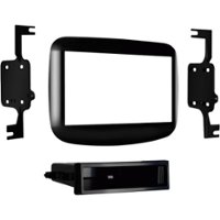 Metra - Vehicle Mount for Radio - High Gloss Black - Front_Zoom