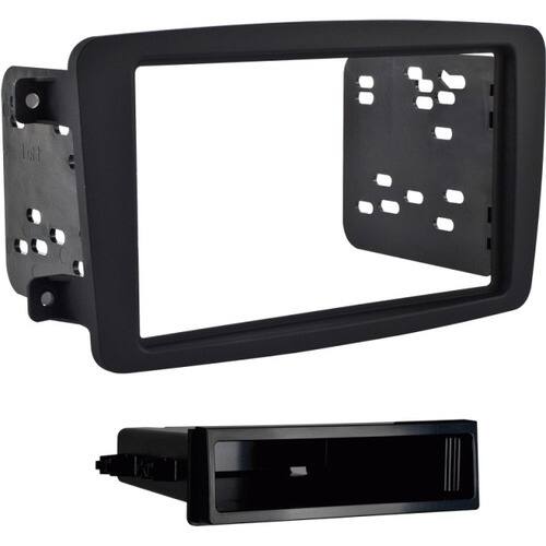 Metra - Dash Kit for Select 2001-2006 Mercedes-Benz C Class CLK Class C230 Coupe G DIN DDIN - Matte Black