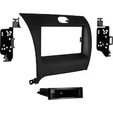 Front. Metra - Dash Kit for Select 2014-2018 Kia Forte DIN - Black.