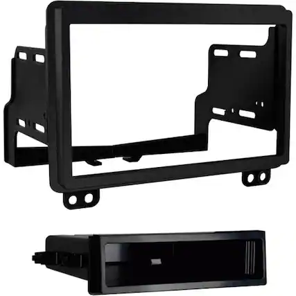 Front. Metra - Dash Kit for Select 2003-2006 Ford Expedition DIN DDIN - Black.