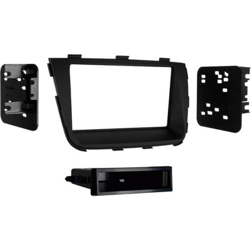 Front. Metra - Dash Kit for Select 2014-2015 Kia Sorento DIN - Matte Black.