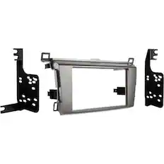 Front. Metra - Dash Kit for Select 2013-2018 Toyota RAV4 DDIN - Gray.