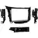 Front. Metra - Dash Kit for Select 2013-2017 Hyundai Elantra DIN - High Gloss Black.