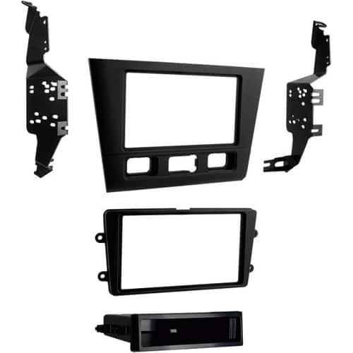 Front. Metra - Dash Kit for Select 1996-2004 Acura RL DIN DDIN - Matte Black.
