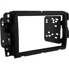 Front. Metra - Dash Kit for Select 2013-2018 Chevrolet GMC Traverse Acadia Enclave Traverse DDIN - Black.