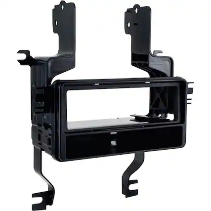Front. Metra - Dash Kit for Select 2013-2013 Toyota Highlander DIN - Black.