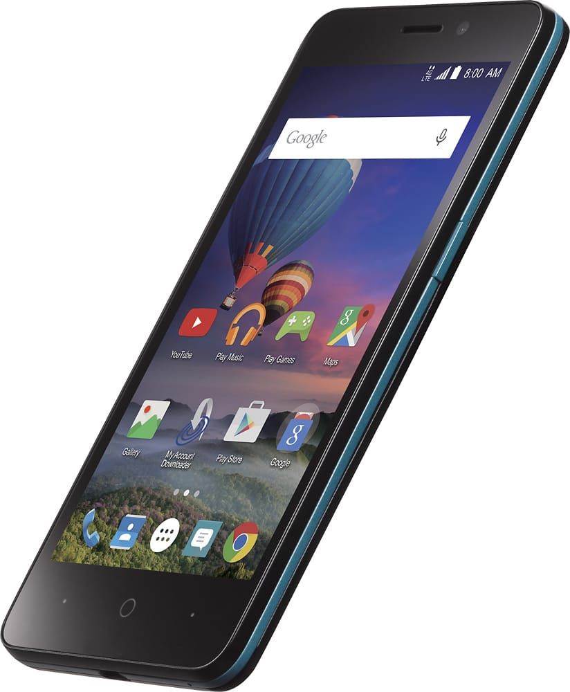 Best Buy NET10 Net10 ZTE Midnight Pro 4G LTE with 8GB Memory Prepaid Cell Phone Black