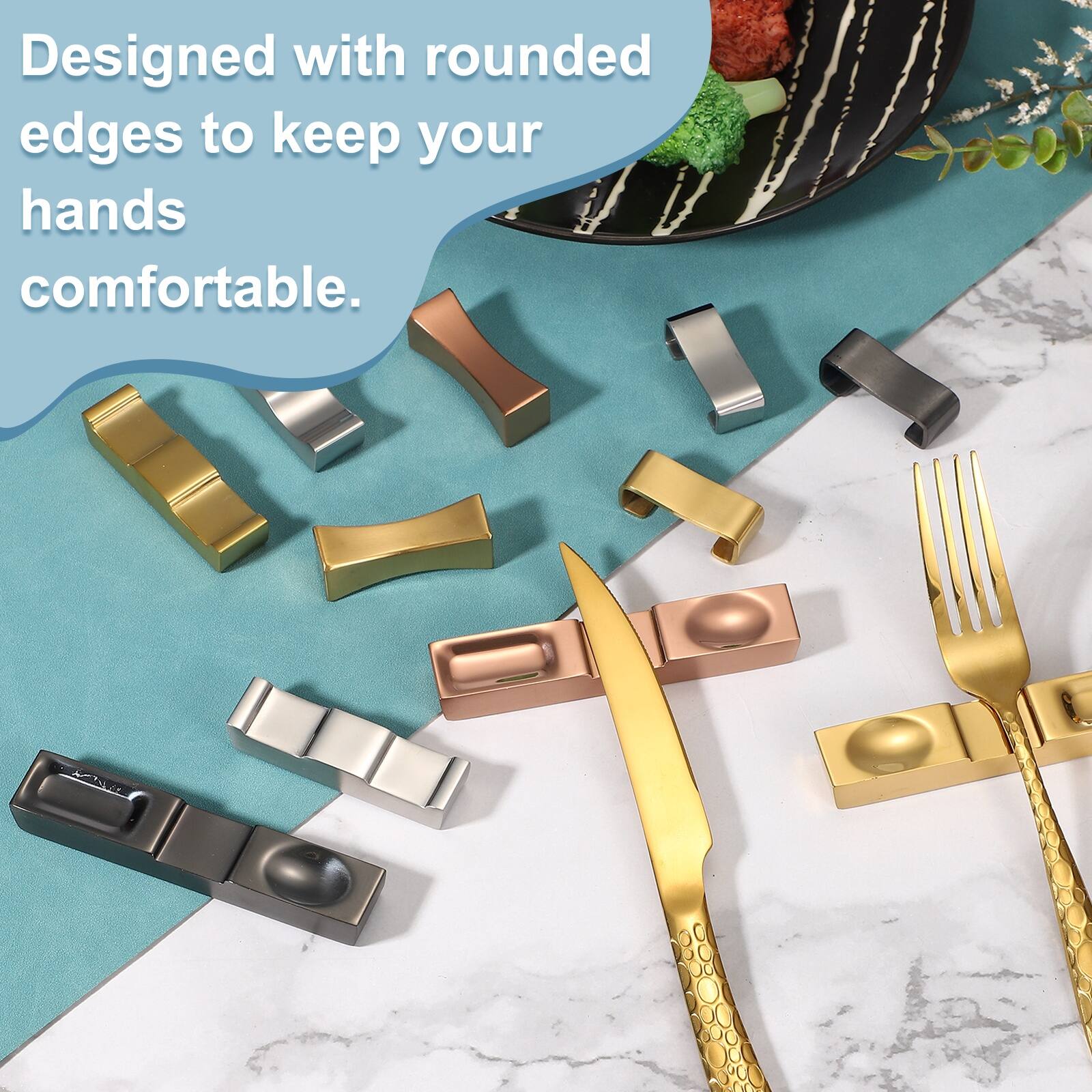 Designed with rounded edges to keep your hands comfortable.